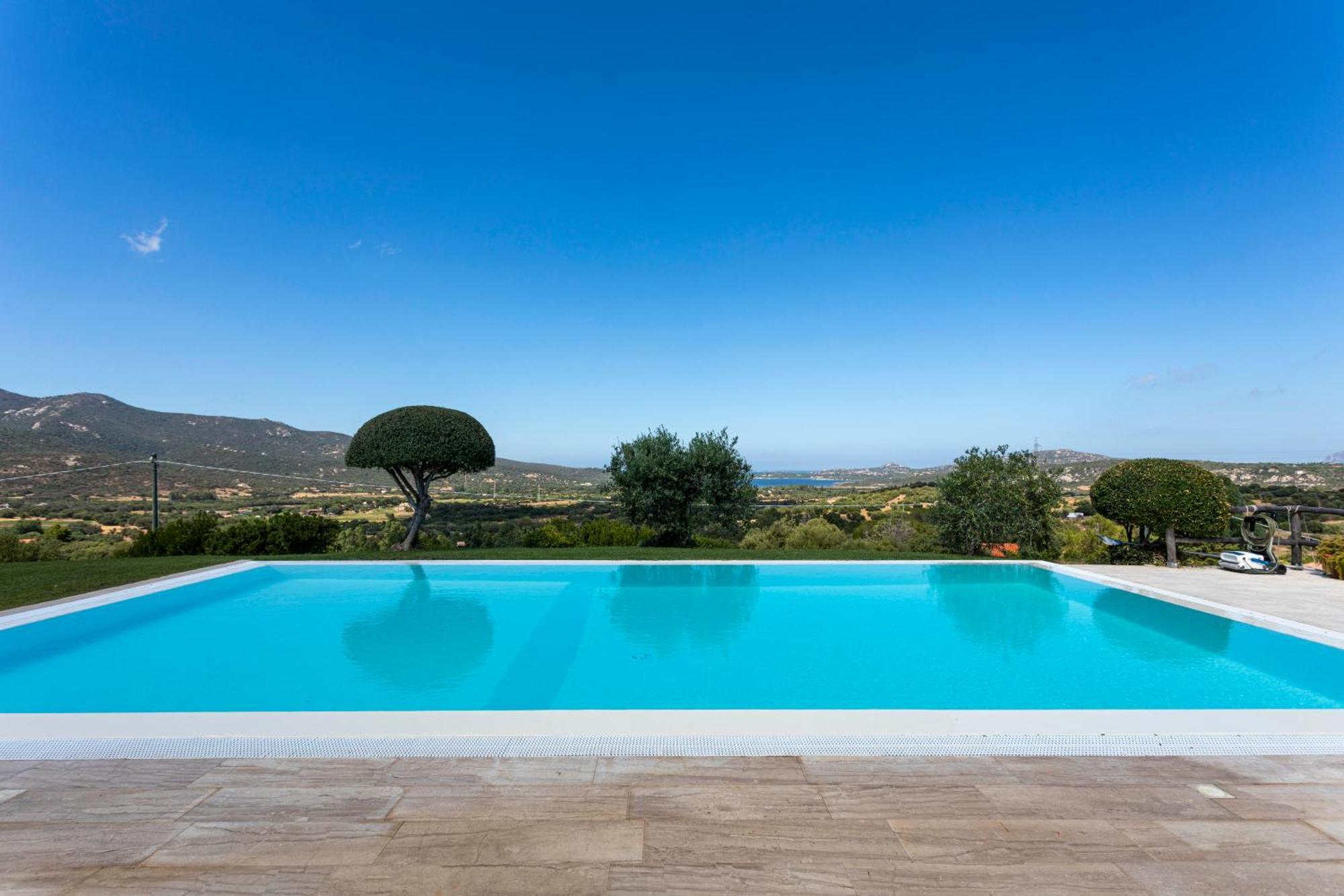 Villa Alba Esclusiva Villa Con Piscina A Sfioro E Vista Mozzafiato Sul Mare Cugnana Eksteriør bilde