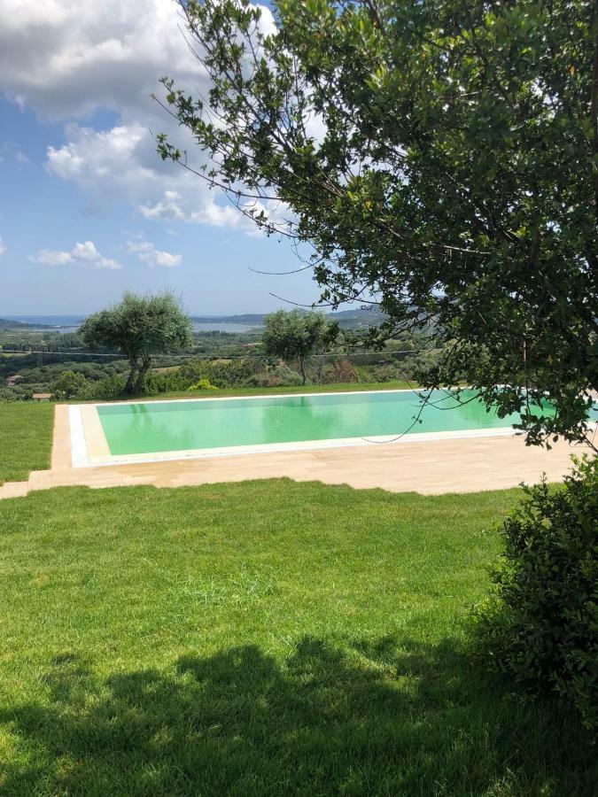 Villa Alba Esclusiva Villa Con Piscina A Sfioro E Vista Mozzafiato Sul Mare Cugnana Eksteriør bilde
